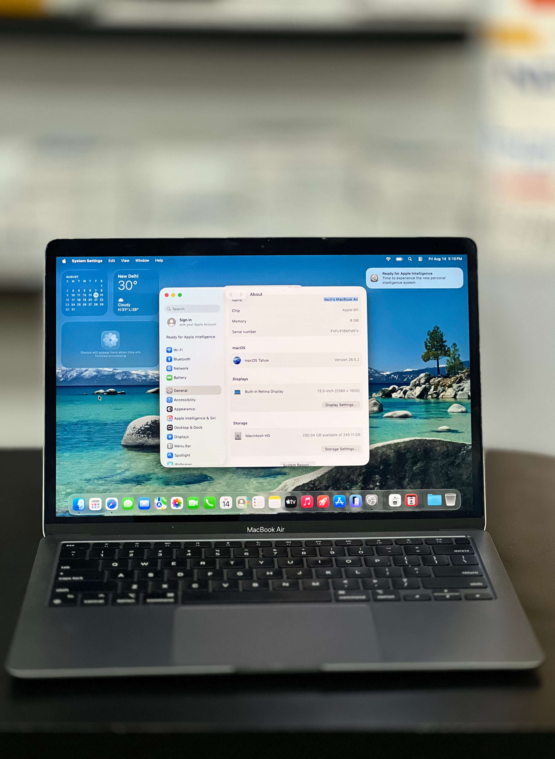 MacBook Air M1 (2020) 13″ A2337 - 8GB RAM / 256GB SSD - Pre-Owned - Image 6