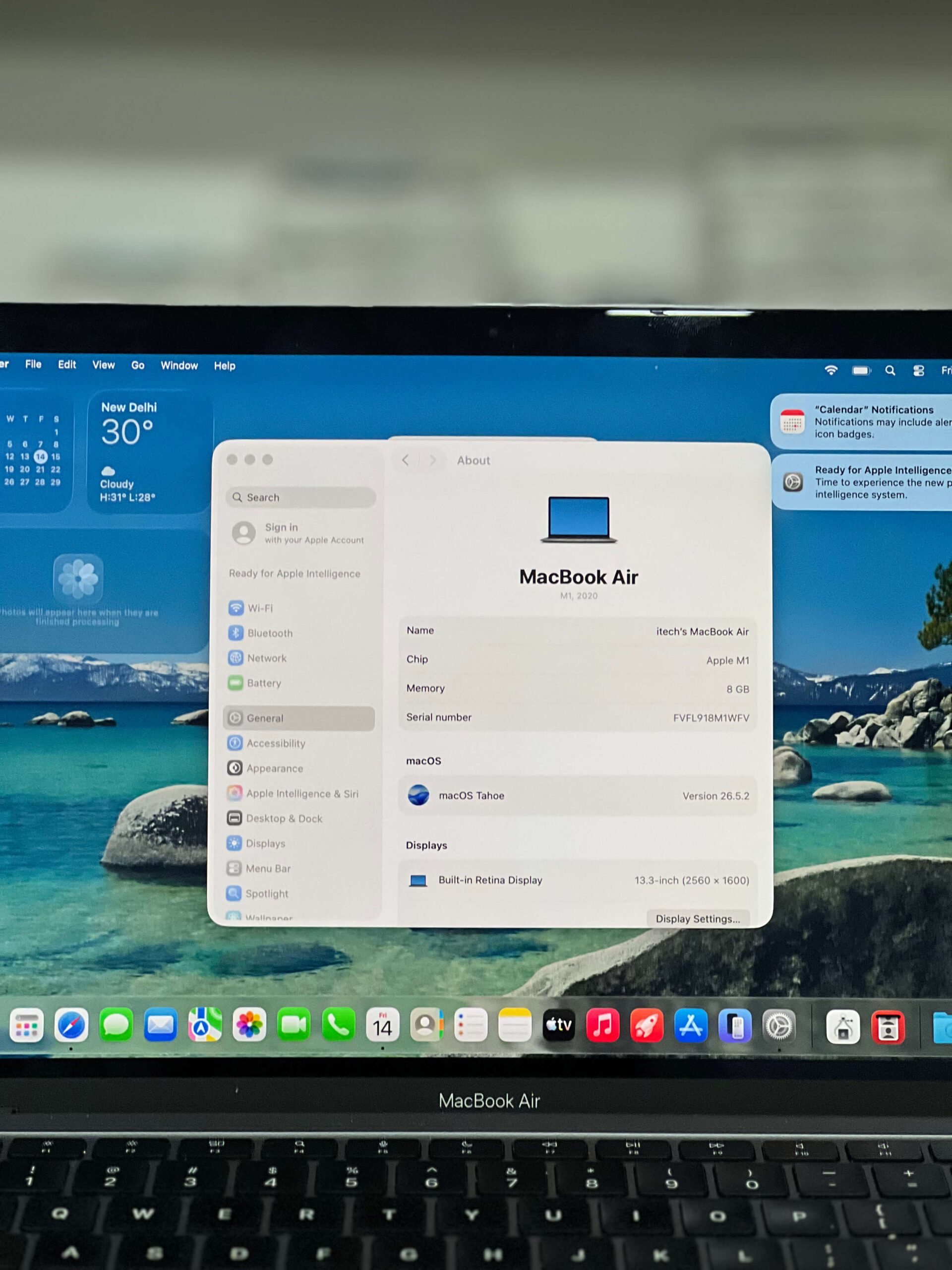 MacBook Air M1 (2020) 13″ A2337 - 8GB RAM / 256GB SSD - Pre-Owned - Image 4