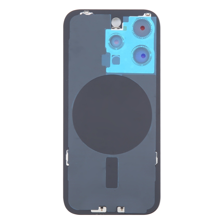 iPhone 16 Pro Max Original Glass Battery Back Cover with Camera Lens Frame(Black) - Image 3